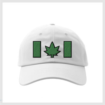 Cannabis Canada Flag Baseball Cap