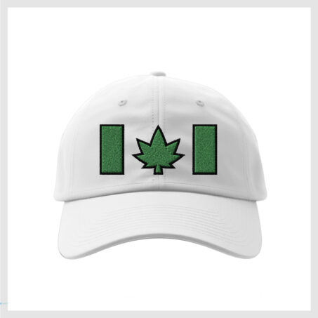 Canada Cannabis Flag Baseball Hat