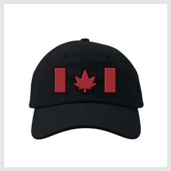 Cannabis Canada Flag Baseball Cap