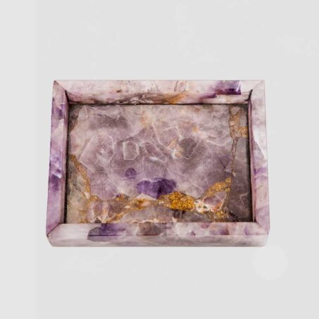 Natural Gemstone Crystal Ashtray Amethyst