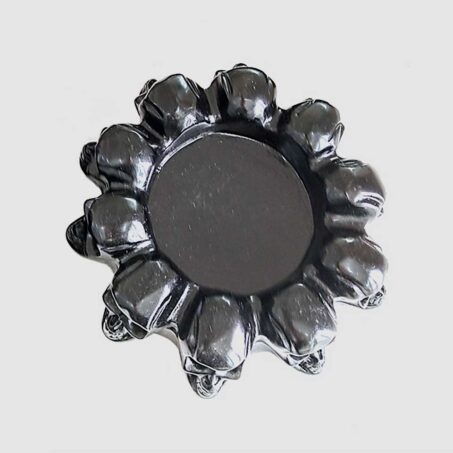Natural Gemstone Crystal Ashtray Black Obsidian