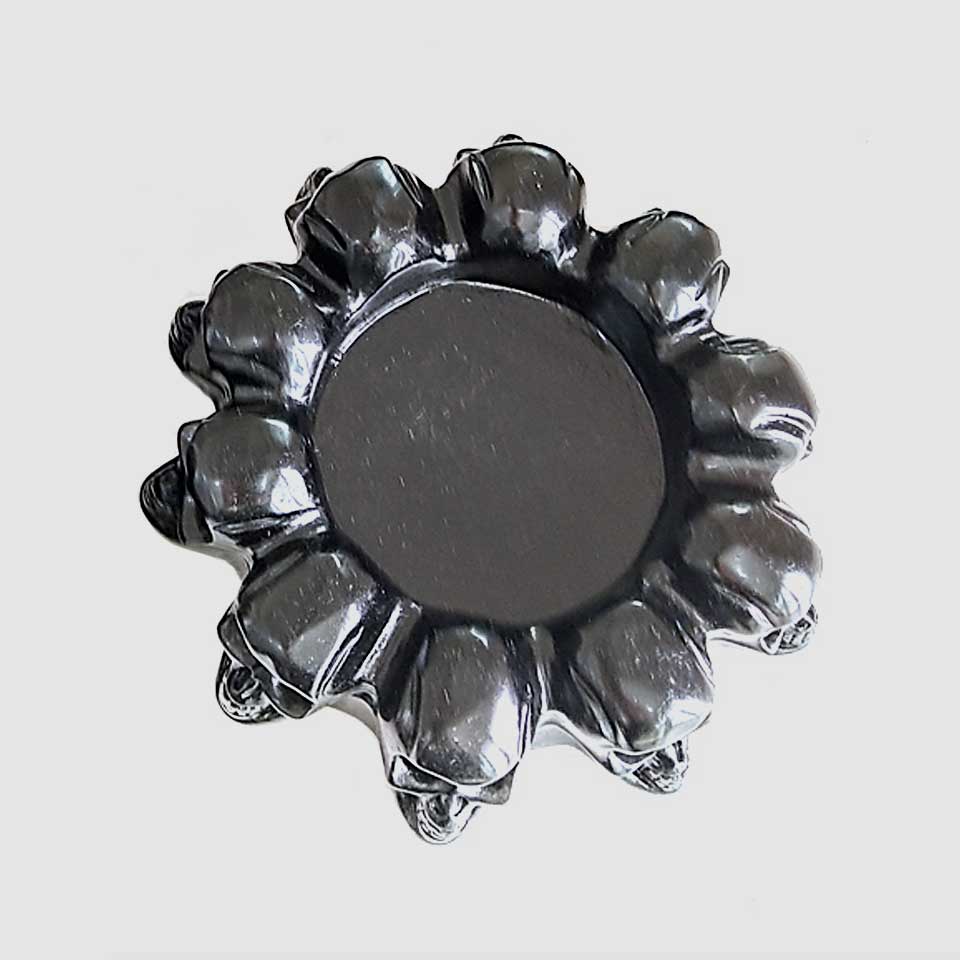 Natural Gemstone Crystal Ashtray Black Obsidian