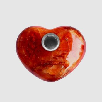 Gemstone Heart Pipe Carnelian Agate
