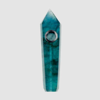 Gemstone Wand Pipe Fluorite Green