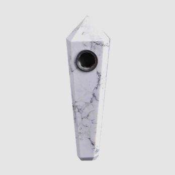 Gemstone Wand Pipe Howlite