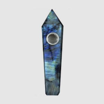 Gemstone Wand Pipe Labradorite