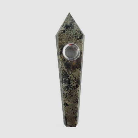 Natural Gemstone Crystal Wand Pipe Pyrite