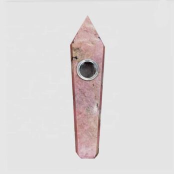 Gemstone Wand Pipe Rhodonite