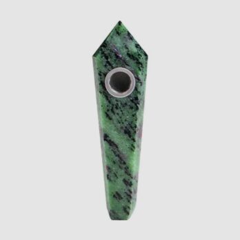 Gemstone Wand Pipe Ruby Zoisite