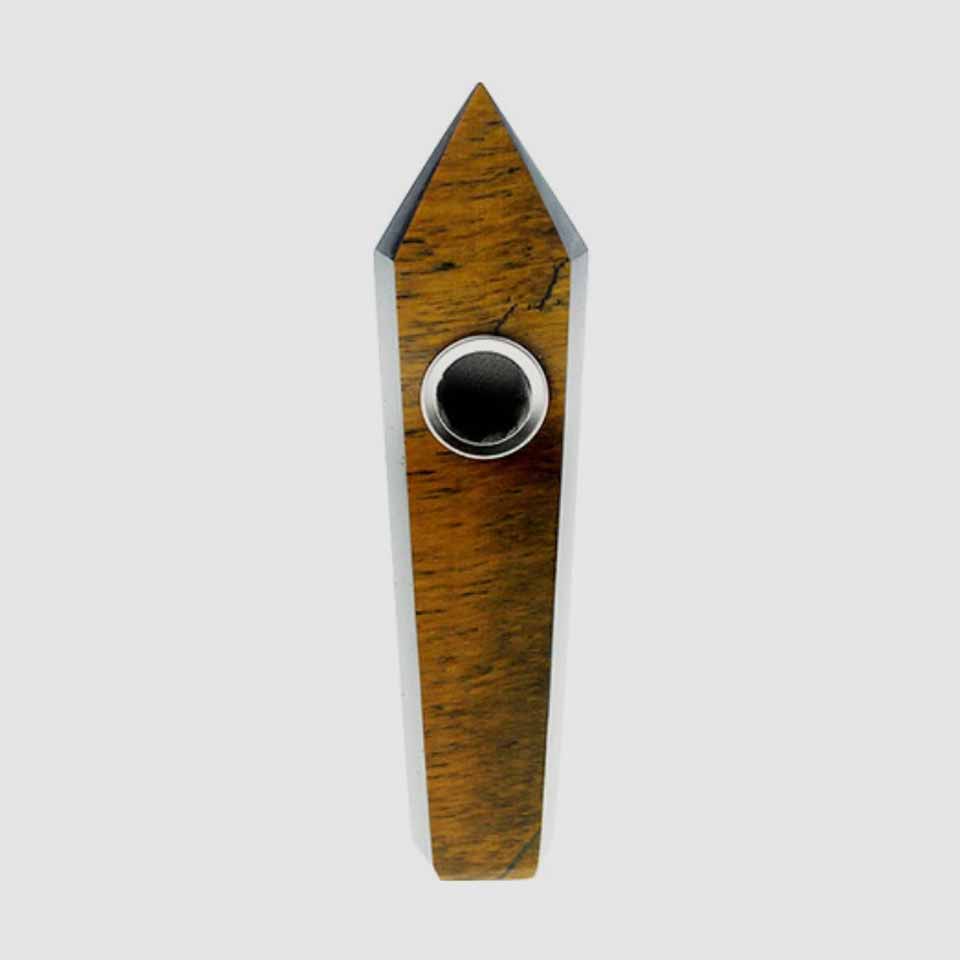 Natural Gemstone Crystal Wand Pipe Tiger Eye