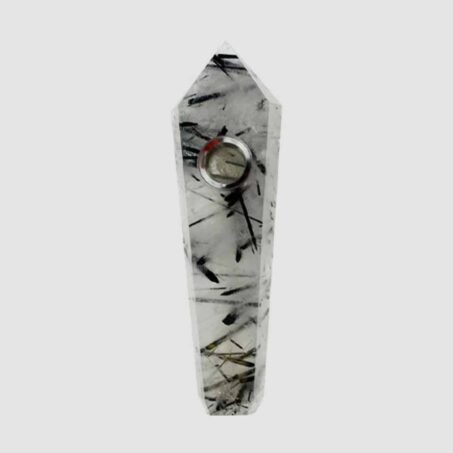 Natural Gemstone Crystal Wand Pipe Tourmaline