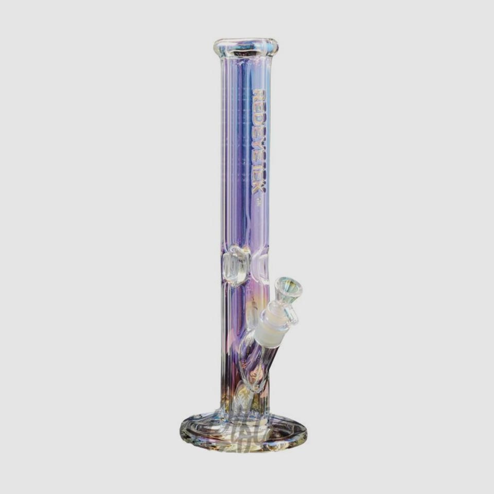 Red Eye Tek Glass Cylinder Bong