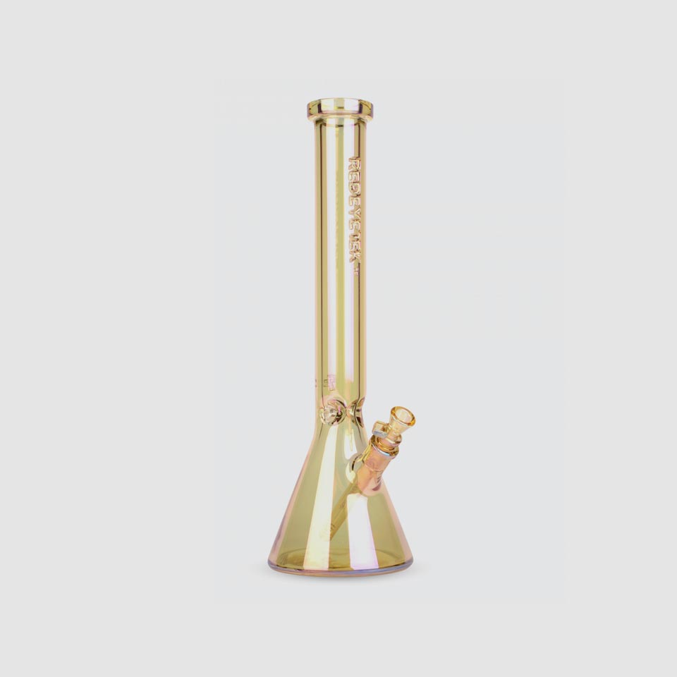 Red Eye Tek Glass Cylinder Bong