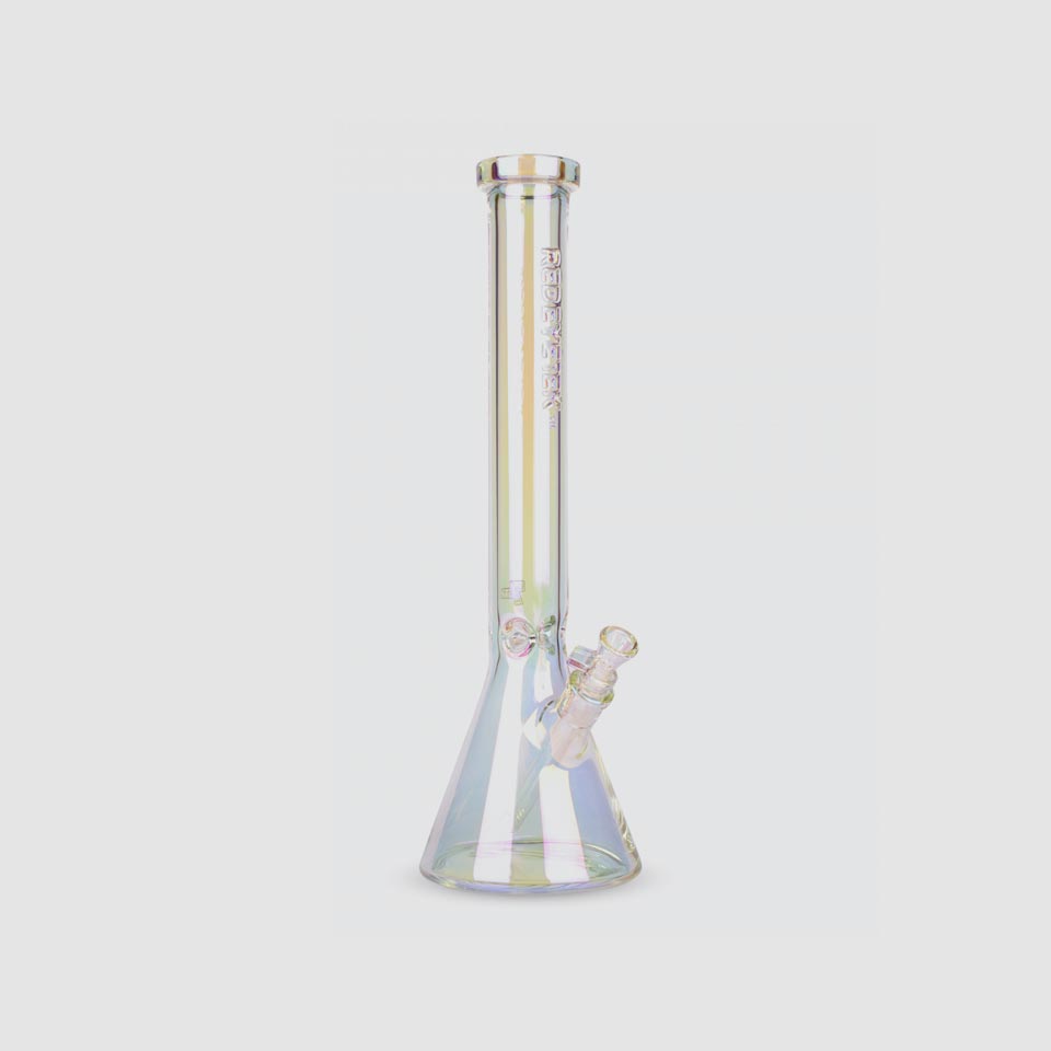 Red Eye Tek Glass Cylinder Bong